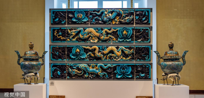 大英博物馆，明代琉璃砖