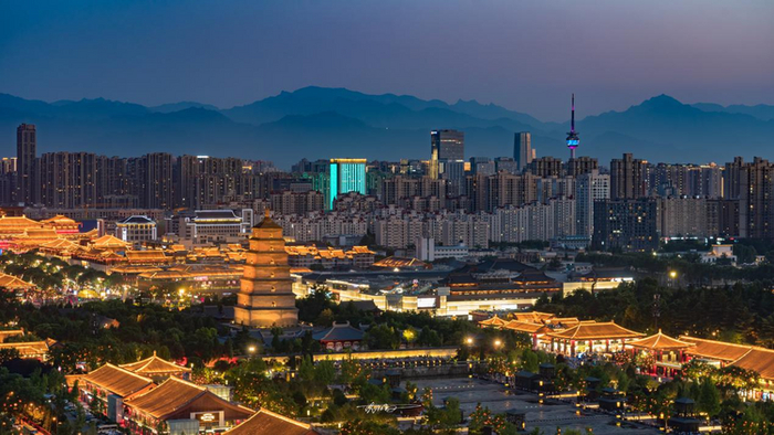 西安夜景