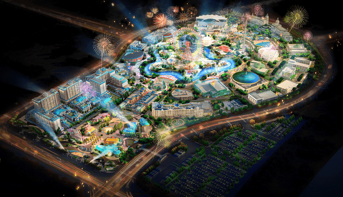 郑州海昌海洋旅游度假区鸟瞰效果图