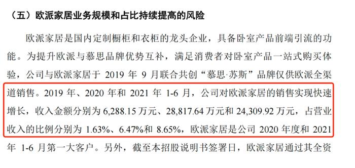 图|慕思股份招股书（2021年11月发布）