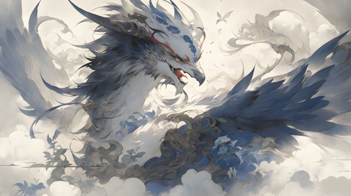 ▲鲲鹏插画。（图片来源：图虫创意）