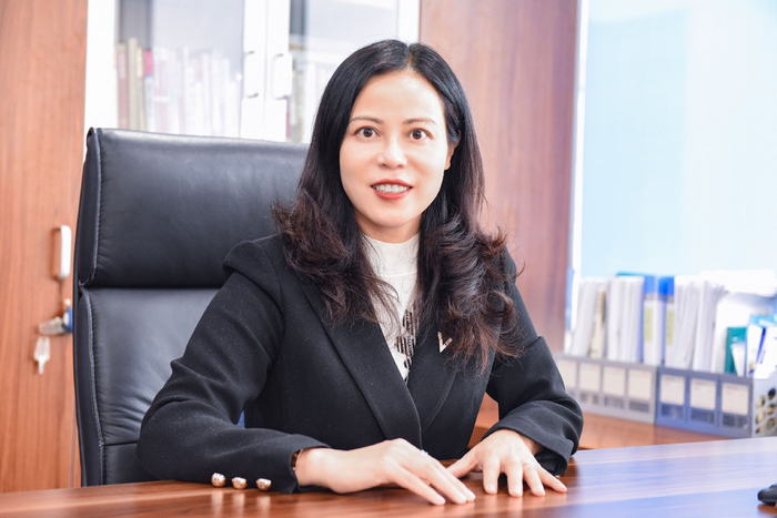 海信国际营销公司常务副总裁方雪玉。 图片来源：企业供图