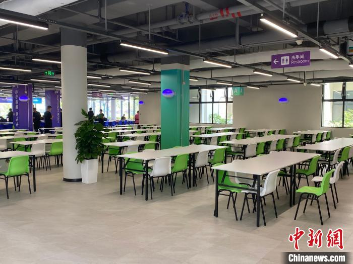 杭州亚运村运动员餐厅。郭天奇摄
