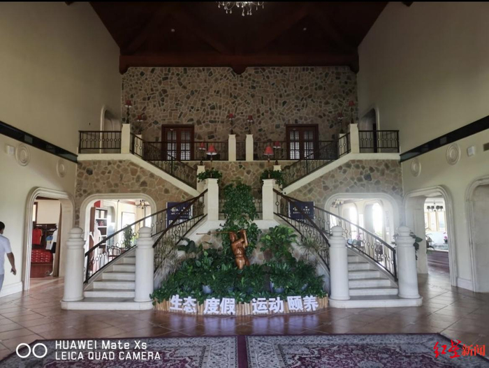 ▲涉事高尔夫球场线上平台图