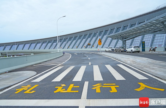 　　海口新海港综合交通枢纽站项目。记者 汪承贤 摄