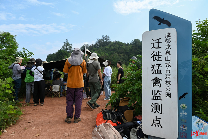 ▲“迁徙猛禽监测点” 摄影：练习曲