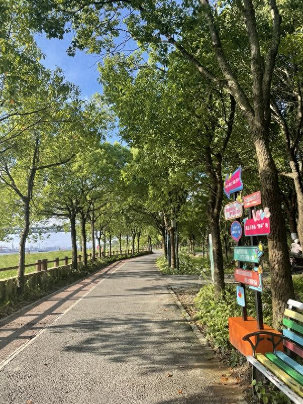 “野咖啡”靠近浦江郊野公园的骑行道。肖雅文 摄