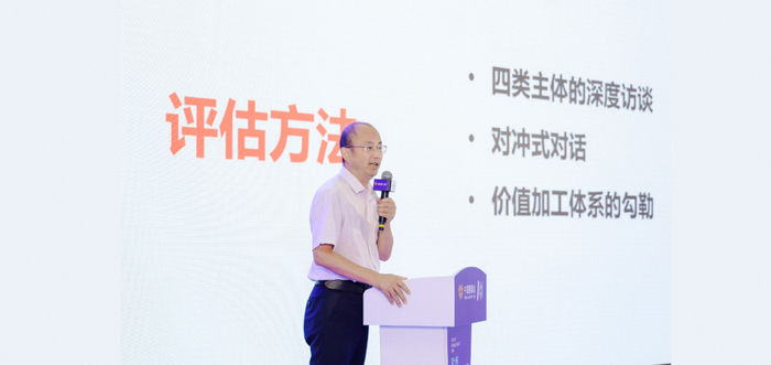 　陶传进教授发布报告