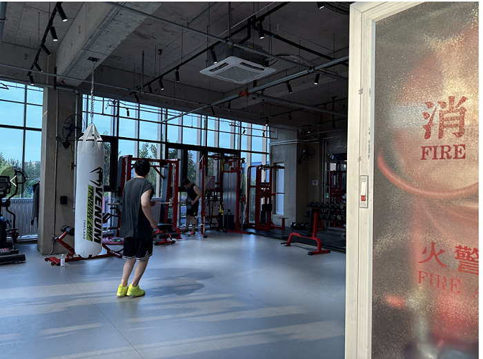 图/健身房图片，来源/菲菲供图