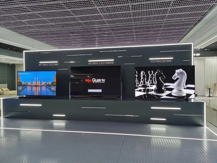 TCL超高清视频显示产品。