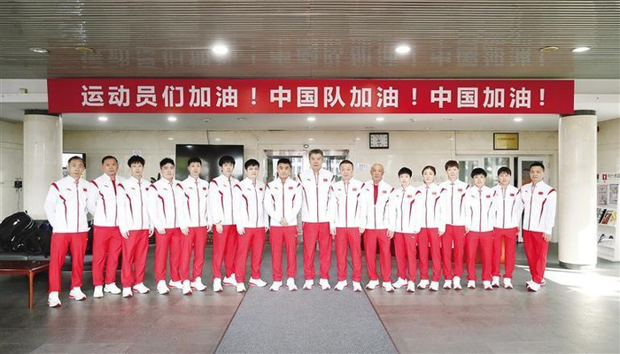     国乒队员亚运出征前的合影（图片来自《乒乓世界》官方微博）