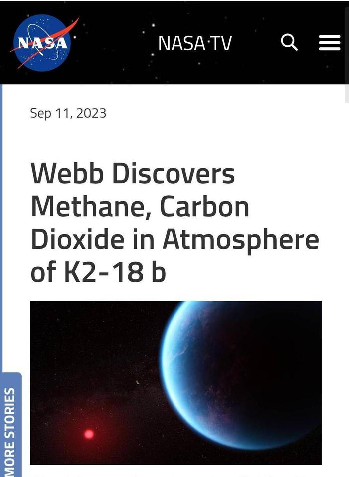 NASA网站截图