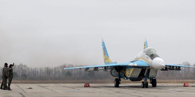 乌空军米格-29战机