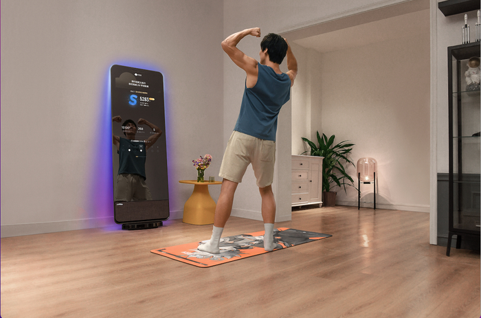 近些年居家健身+社交已成风潮 图片来源：企业供图