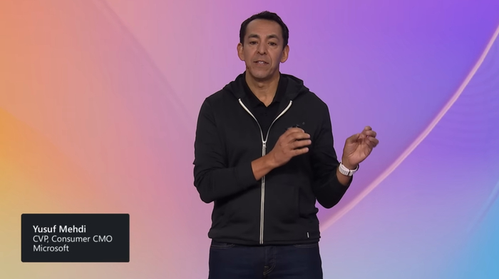 （Yusuf Mehdi，来源：直播视频）