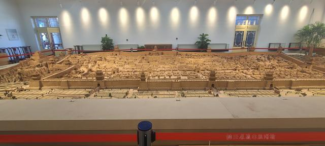 榆林古城沙盘 图/新京报记者 肖隆平摄