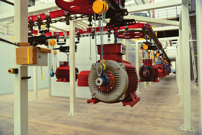 山西电机制造有限公司投资一千余万元新建中型电机装配生产线,生产