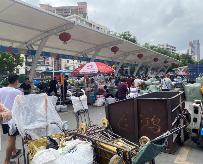 物流档口 图源：时代财经摄