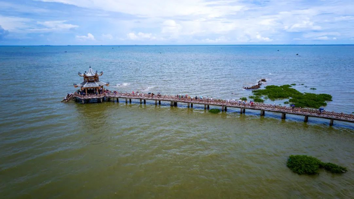 ▲簕山古渔村。（钟子堂 摄）