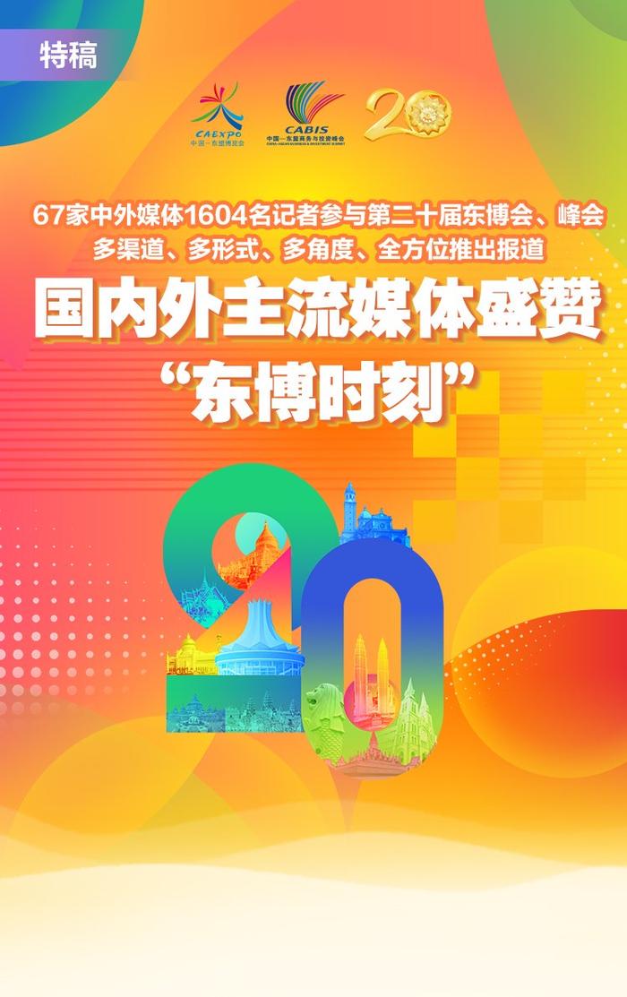 167家中外主流媒体1604名记者参与第20届东博会、峰会传播！国内外主流媒体盛赞“东博时刻” 新浪新闻