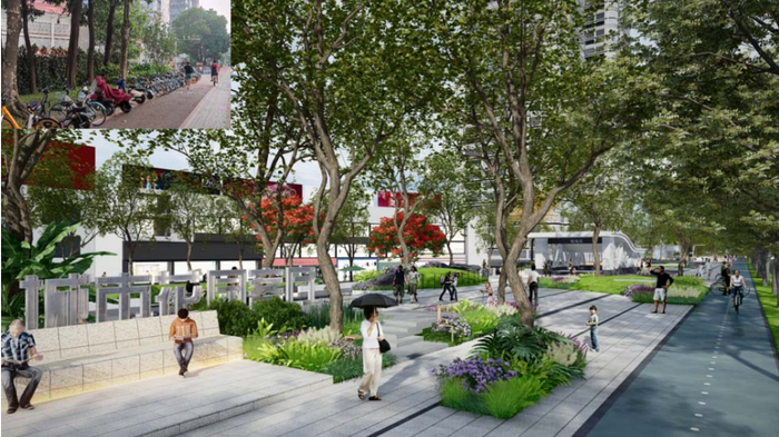 ▲蛤地站节点改造效果图