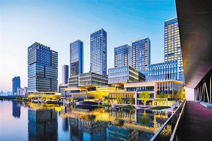 万科亚运村项目实景图。 （企业供图）