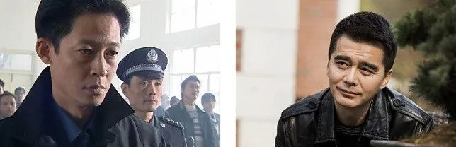 左图：王志文才是货真价实、邪魅狷狂的演技派上海老爷叔。右图：“祁厅长”许亚军。