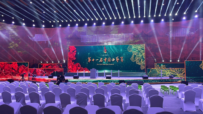 中国曲艺节彩排现场。 王晋朝 摄