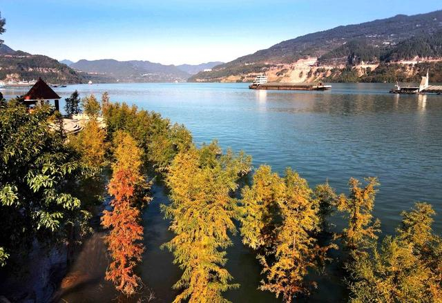 万州大周镇江边美景（大周镇供图）