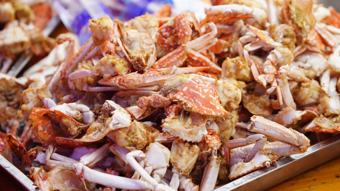 花蟹适合在秋天吃。吴东俊 摄