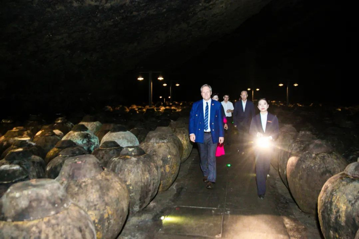 △杜米特鲁·贝拉基什大使一行探秘天宝洞