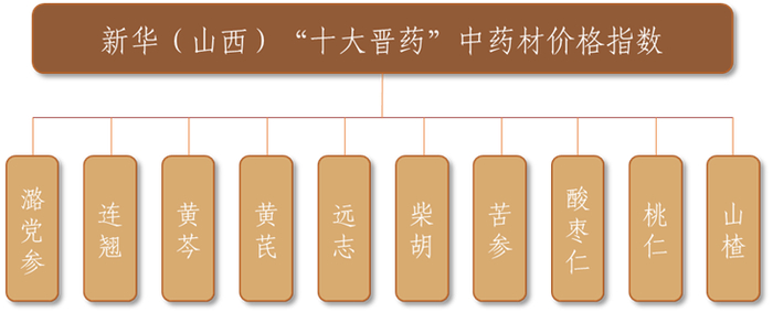 图 3 新华（山西）“十大晋药”中药材价格指数体系图