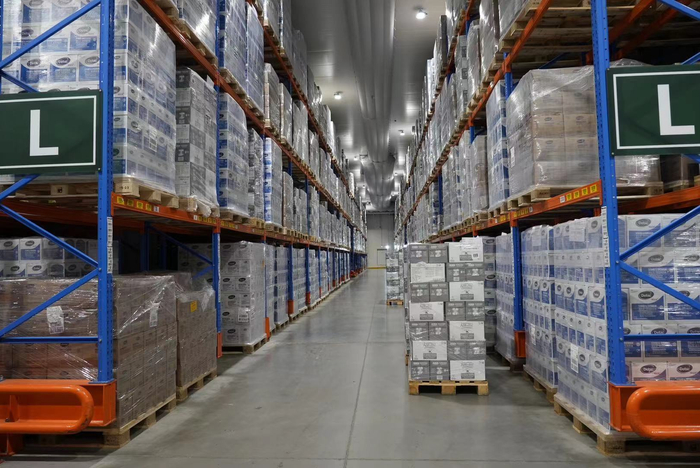 园内租户普冷冷库内景 图片来源：企业供图