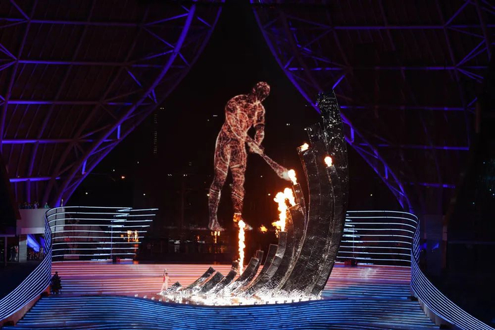 2023年9月23日，杭州，第19届亚运会开幕式现场（图片来源：新华网）