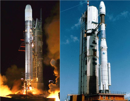 图15 两型已退出现役的欧美运载火箭