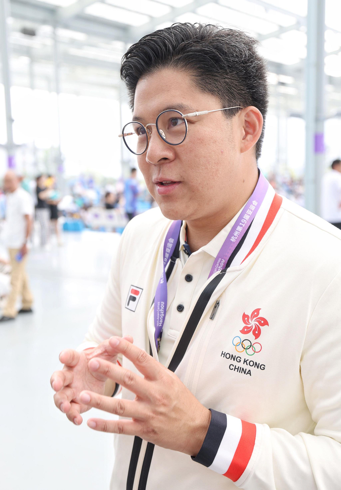 霍启刚表示,他有责任讲好杭州故事,中国故事. 新京报记者 王贵彬 摄