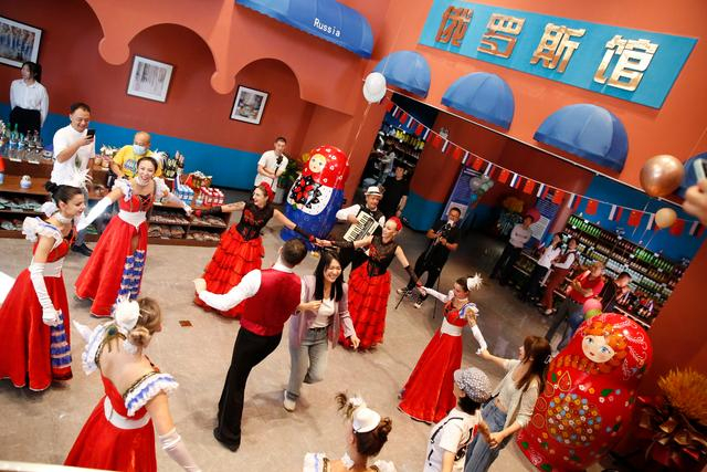 平谷首家俄罗斯进口商品馆。新京报记者 薛珺 摄