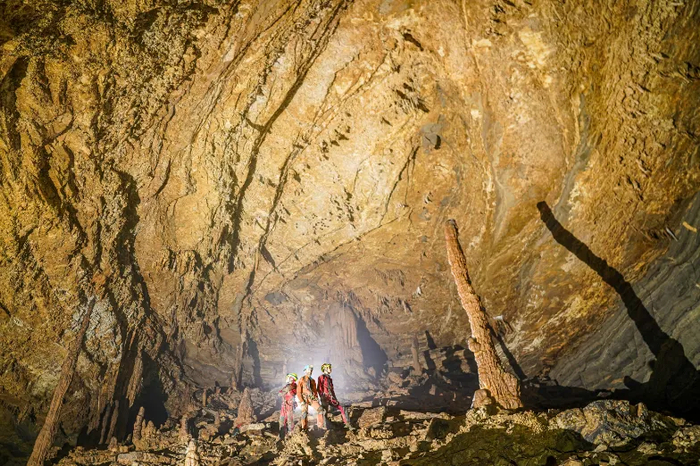 ▲科学考察 图据绥阳发布 