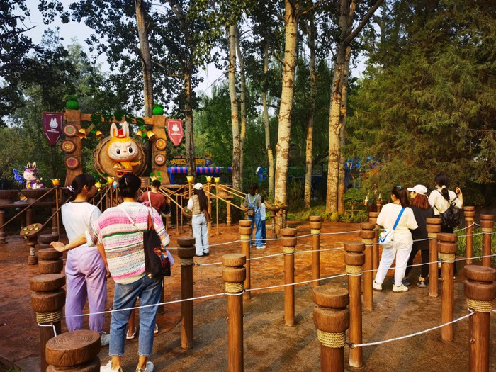 乐园内的游玩项目之一，主题IP角色是LABUBU。