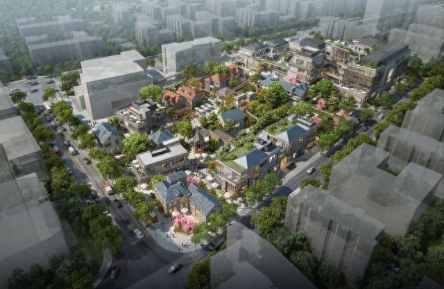 南京百子亭全景效果图