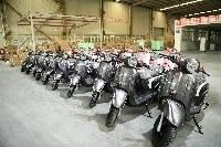 出口海外的邻水摩托车（邻水融媒中心 供图）