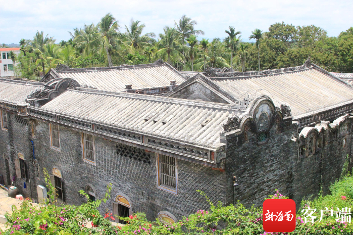 留客美丽乡村的蔡家宅鸟瞰图。记者 苏桂除 摄