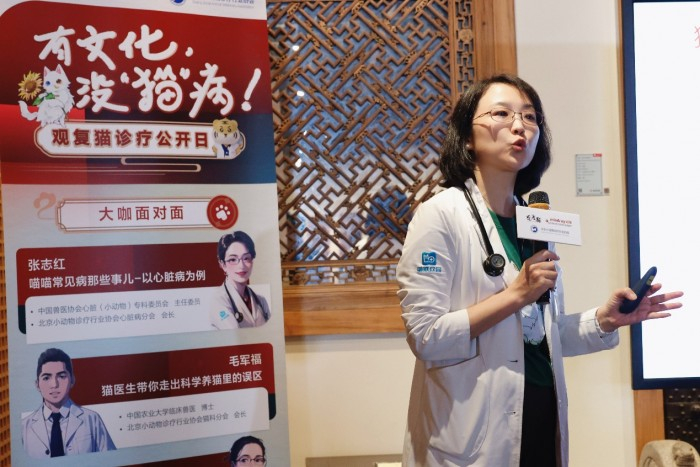 张志红讲解心超在猫咪心脏病筛查中的关键作用