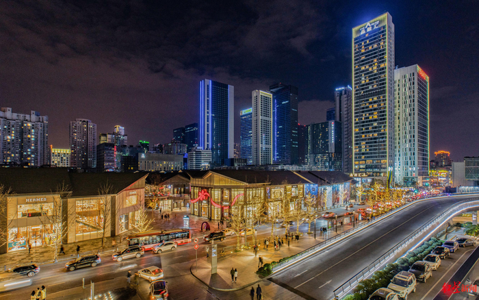 ▲春熙路太古里商圈