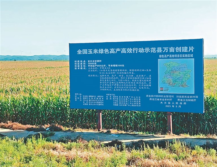     万亩创建片。曹华君摄