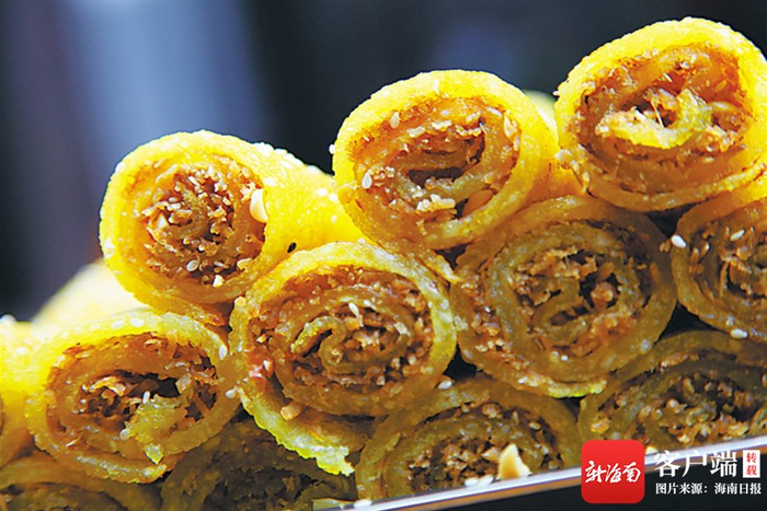 琼海杂粮小吃。海南日报记者 张茂 摄