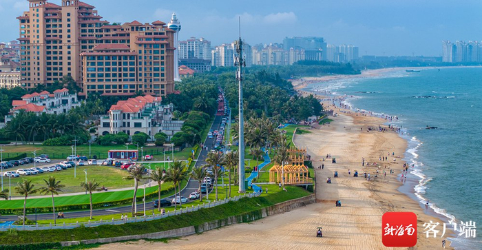 海南环岛旅游公路琼海博鳌段。记者 刘洋 摄