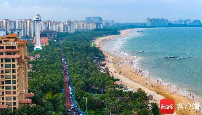 海南环岛旅游公路琼海博鳌段。记者 刘洋 摄