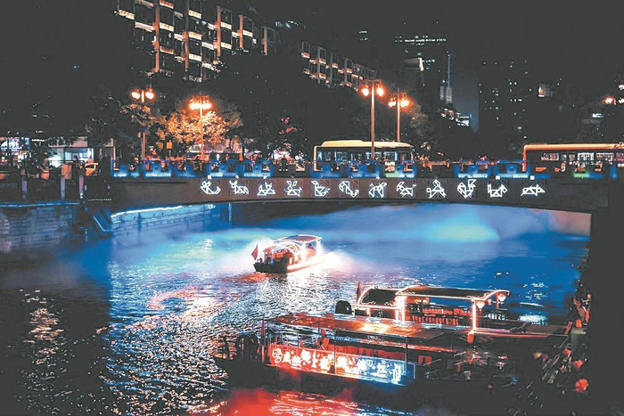 紫薇园码头的浪漫仙境游