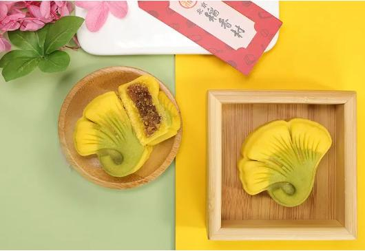 北京稻香村的金秋银杏酥。 企业官微截图